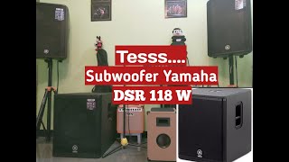 Video thumbnail for Test subwoofer aktif 18 inch Yamaha DSR118W dan speaker aktif  15 inch YAmaha DBR 15 .. by JoxoSwant JoGja