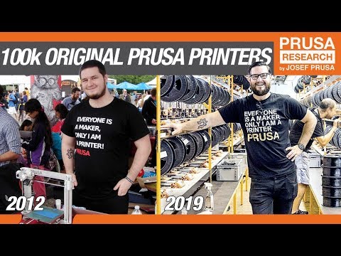 , title : 'The Road to 100,000 Original Prusa 3D printers'