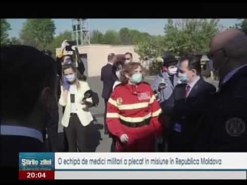 O echipa de medici militari a plecat in misiune in Republica Moldova