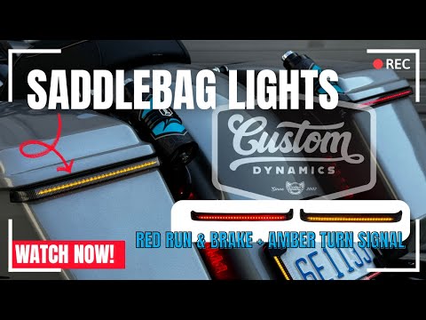 Install & Demo: Custom Dynamics' Dual Color Low Profile LED Saddlebag Lights