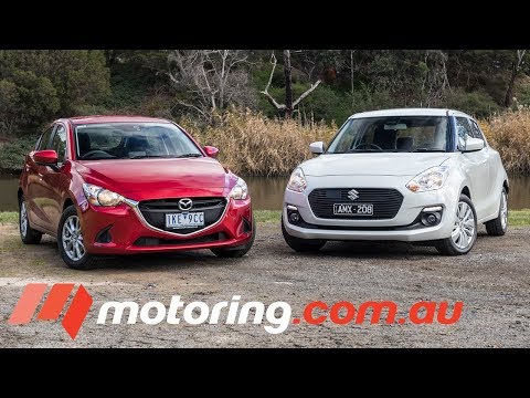 2017 Mazda2 vs Suzuki Swift | motoring.com.au