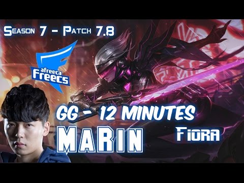AFs MaRin FIORA vs NAUTILUS Top - Patch 7.8 KR Ranked