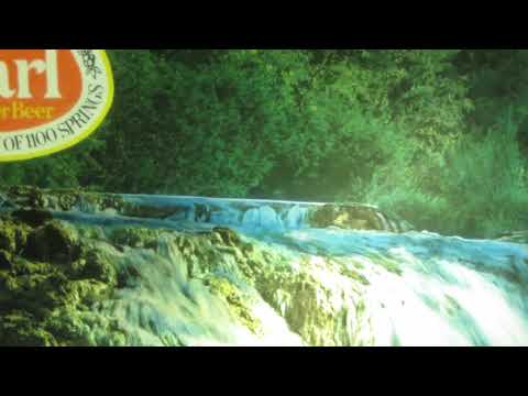 Pearl Beer Waterfall Motion Sign / Clock