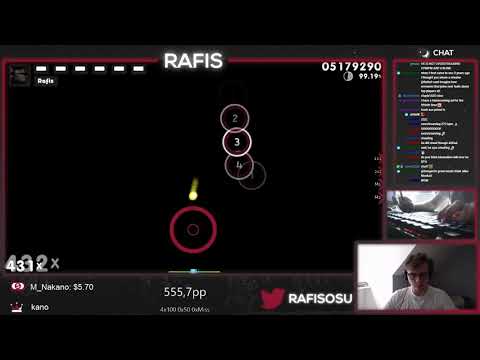 [Live] Rafis | positive MAD-crew - Mynarco [IOException's Extra] 1st +HDDT FC 98.89% {#1 665pp} osu!