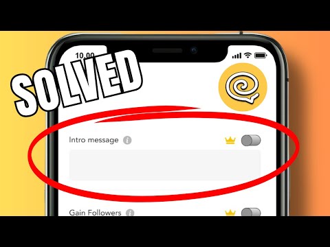How to turn on intro messages on Chatspin
