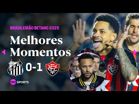 MATHEUZINHO CRAVA E 'PROVOCA' NEYMAR! SANTOS 0X1 VITÓRIA - MELHORES MOMENTOS