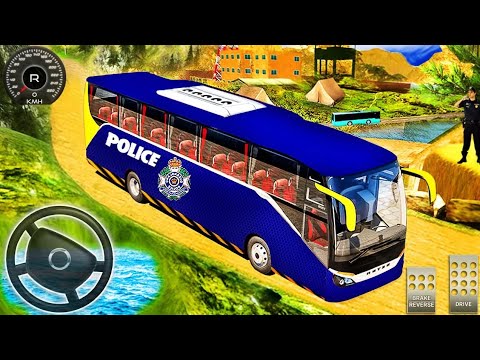 Police Bus Rescue Service Driver 3D - US Prisoners Bus Transporter Driving - Android GamePlay #5