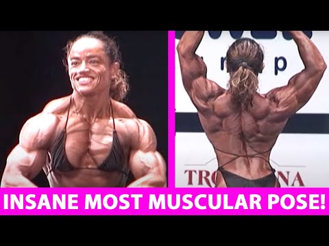 Patricia Veldman's Unbelievable Size And Strength At The 1997 Universe Miss Physique