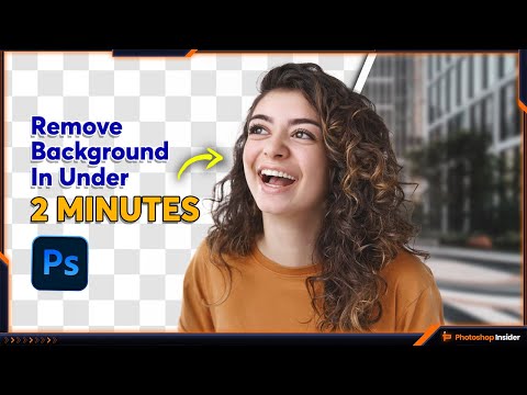 Quickly Remove Hair Background in 2 Minutes - Photoshop Tutorial