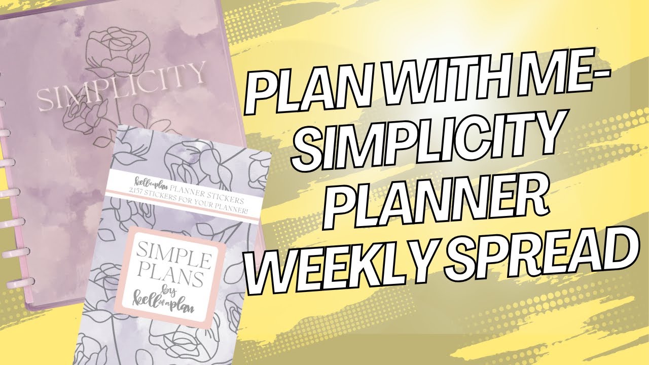 Plan with Me in NEW Simplicity Planner
