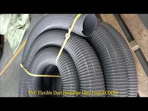 What is PVC Flexible Duct Hose Pipe Grey ？