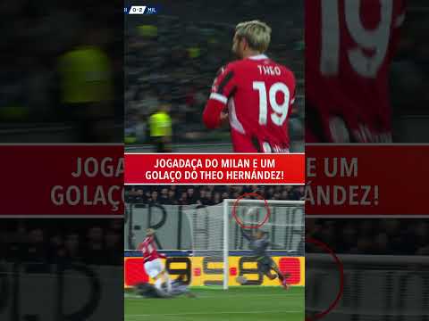 Chutaço de Theo Hernández, sem chances para o goleiro da Udinese #shorts