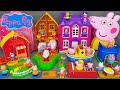 66 Minutes Of Satisfying ASMR Unboxing The Amazing Peppa Pig Collection Pink House Set