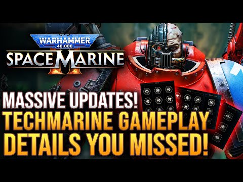 Warhammer 40k Space Marine 2 - Techmarine Details You Missed and New Gameplay!