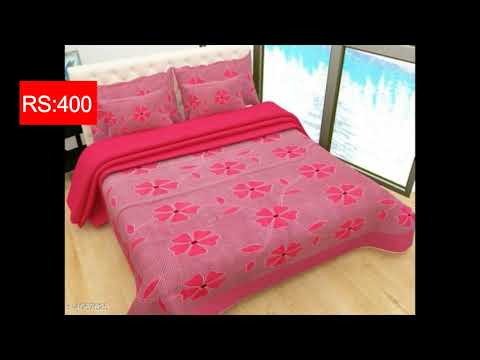 Bed sheets(Rs:400)#contact us @ 7092714990#Wholesale & Case-on-delivery available