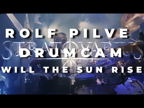 STRATOVARIUS Rolf Pilve Drumcam 'Will The Sun Rise' / Tampere 7.3.2025
