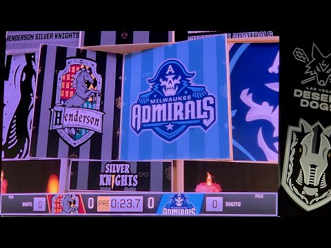 Henderson Silver Knights vs Milwaukee Admirals 11/22/25 Wands and Wizards Knight. 