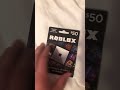 This Is A 50 Dollar Roblox Gift Card