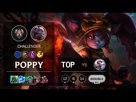 Poppy Top vs Fiora - EUW Challenger Patch 11.6