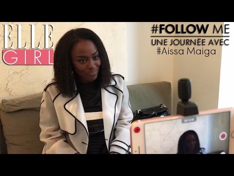 Découvrez les petits secrets de tournage d'Aïssa Maïga | Follow Me, une journée avec | Sur ELLE Girl