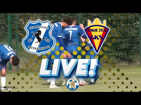 ⚽ Mustang Ostaszewo - Łokietek Brześć Kuj. 🔴 NA ŻYWO #piłkanożna #4liga