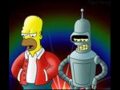 Bender vs Homer 
