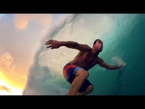 GoPro HD: Kalani Chapman Surfs Pipeline Big Swell