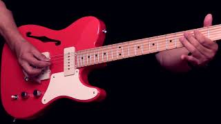 Video thumbnail for Squier Paranormal Cabronita Telecaster Thinline Demo by MyTwangyGuitar
