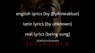 Download lagu heart of courage (all lyrics; english, latin, original) mp3