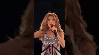 Céline Dion singing in Japanese