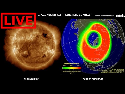 LIVE NOAA Radio Broadcast | Extreme G5 Geomagnetic Storm Reaches Earth! - WorldCam