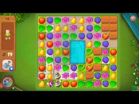 Gardenscapes New Updated Walkthrough Level 45