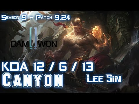 DWG Canyon LEE SIN vs ELISE Jungle - Patch 9.24 KR Ranked