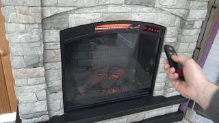 Allen + Roth Electric Fireplace Review And Demo Sold at LOWES