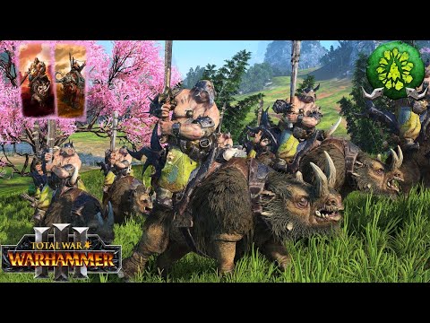 RAGE of the RHINOX - Ogre Kingdoms vs. Grand Cathay - Total War Warhammer 3