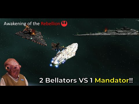 Star Wars Awakening of the Rebellion | MASSIVE Dreadnought Battle! 2 Bellators Vs.1 Mandator! Ep 40