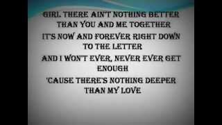 Deeper Than My Love---Josh Turner---LYRICS ON SCREEN