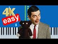 Mr Bean Theme Song Slow Easy Medium Piano Tutorial 4K