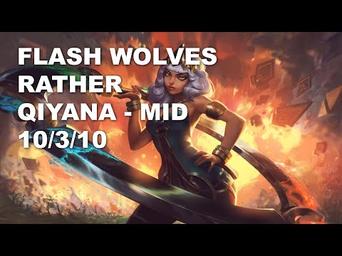 Flash Wolves Rather Mid Qiyana vs Zoe - KR Challenger Rank Game