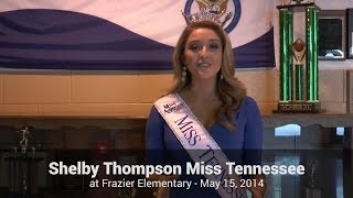 preview picture of video 'Miss Tennessee Shelby Thompson visits Rhea County Schools'