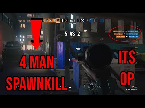 Insane .44 Mag spawnkill 4K (Rainbow Six Siege)