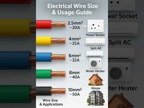 Electrical Wire Size & Usage Guide | Choose the Right Wire!