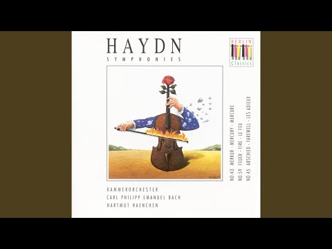 Symphony No. 45 in F-Sharp Minor, Hob.I:45 "Farewell": IV. Finale: Presto - Adagio