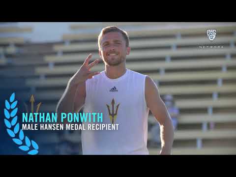 Nathan Ponwith is Arizona State's 2021 Male Tom Hansen Award Winner