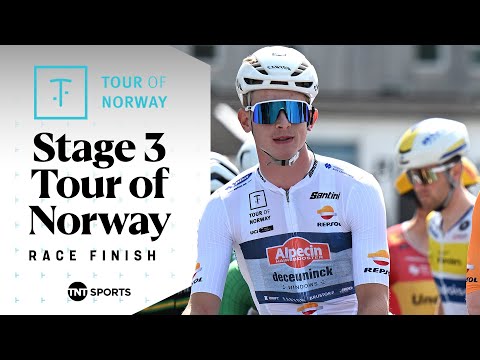 TIMED TO PERFECTION! 💨 | Men's Tour of Norway Stage 3 Race Finish | TNT Sports Cycling