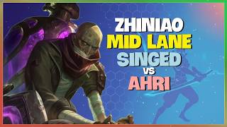 Rank 1 Singed : This Dude is CRUSHING Ahri in MID LANE