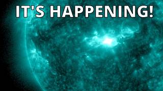 POWERFUL SOLAR FLARE TO THE EARTH NOW!