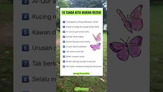 10 Tanda kita murah Rezeki #shorts #islam #quotes #motivasiislam