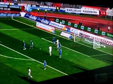Hatrick SC Paderborn 07 gegen Karlsruher  SC vom 22.04.2012
