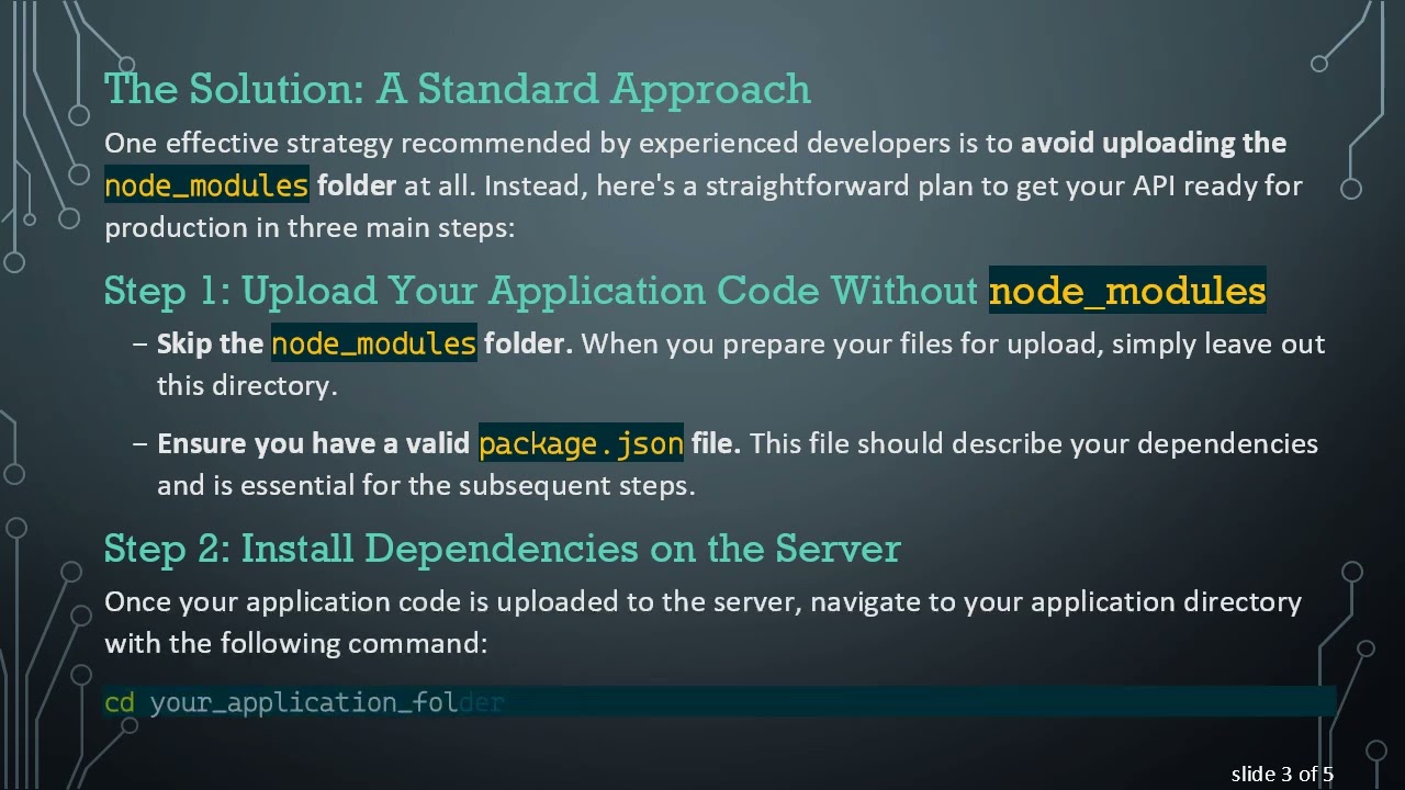 How to Build Your NodeJS API Before Moving to Production